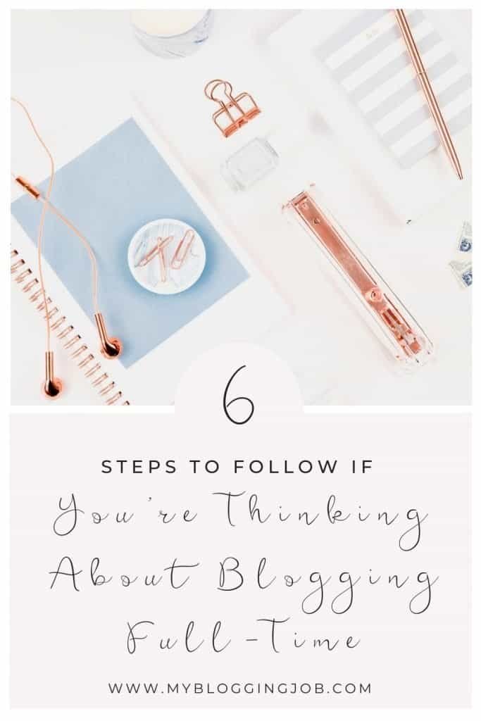 Thinking about blogging full time